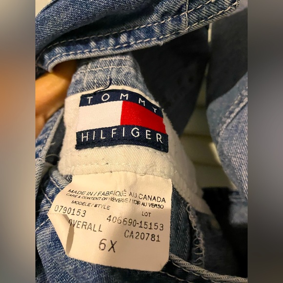 Vintage Tommy Hilfiger Kids Wide Leg Overalls - Picture 5 of 5